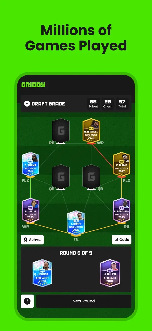 Griddy: Football Puzzles screenshot 5