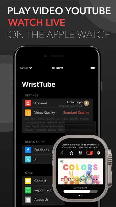 WristTube for YouTube screenshot 1