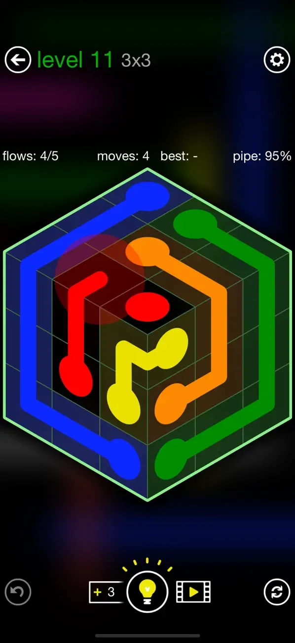 Flow Free: Shapes screenshot 1