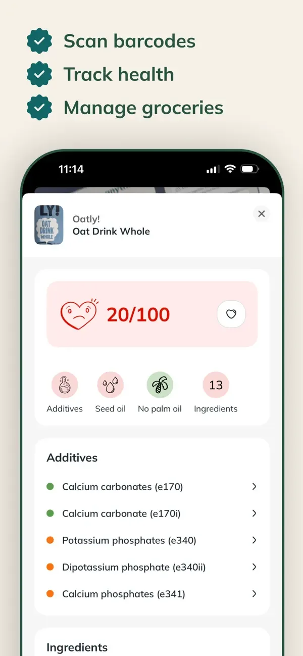 Ivy: Processed Food Scanner screenshot 2