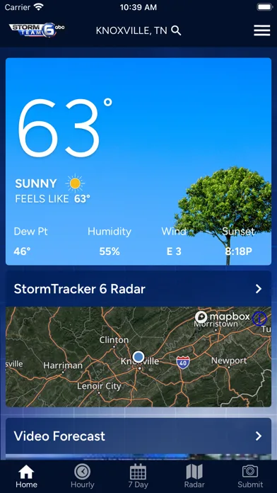 Knoxville Weather - WATE screenshot 1