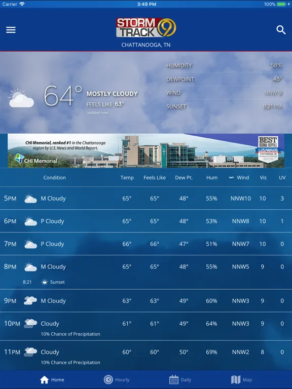 WTVC Storm Track 9 screenshot 5