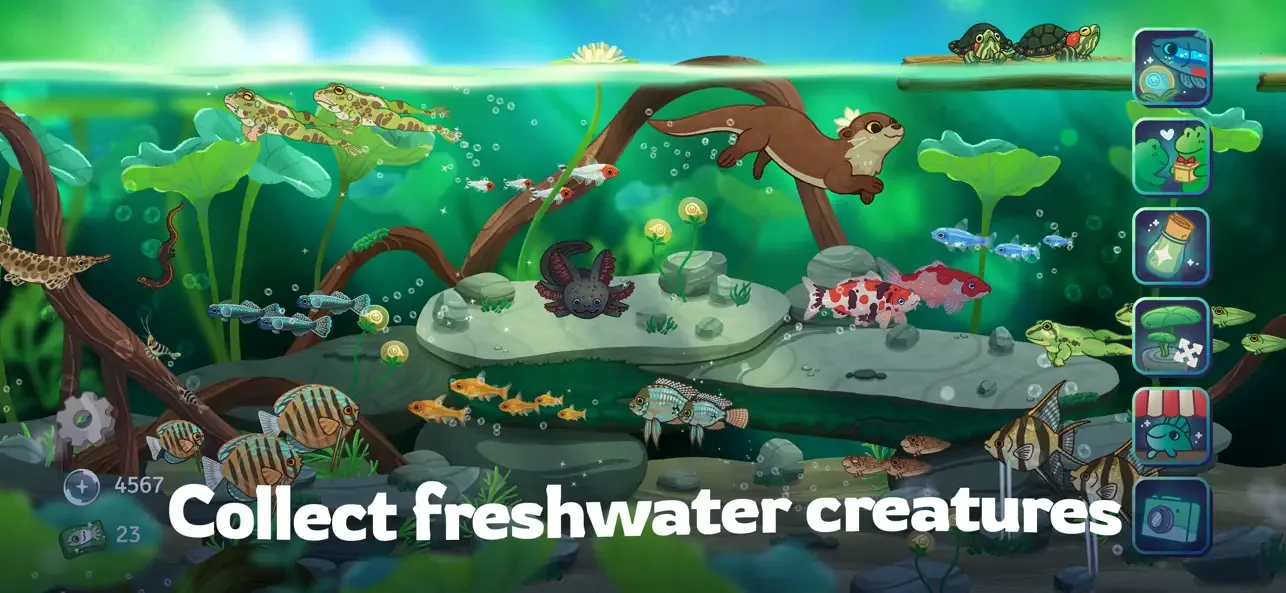 Pondlife — Relaxing Fish Game screenshot 1