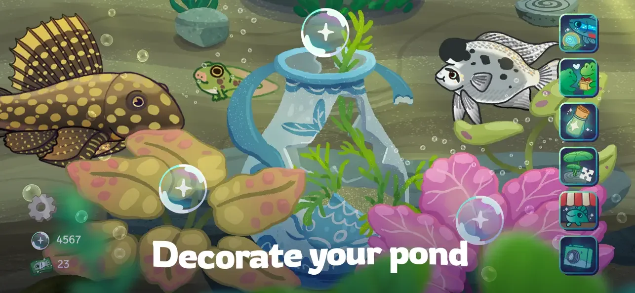 Pondlife — Relaxing Fish Game screenshot 3