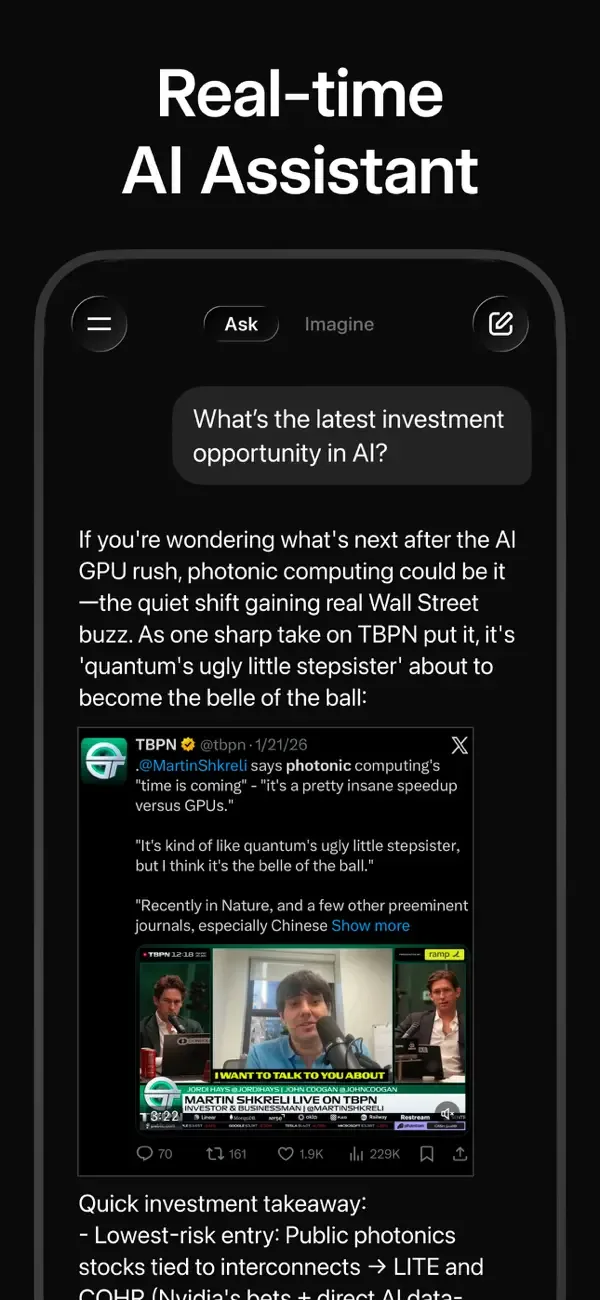 Grok - AI Chat & Video screenshot 3