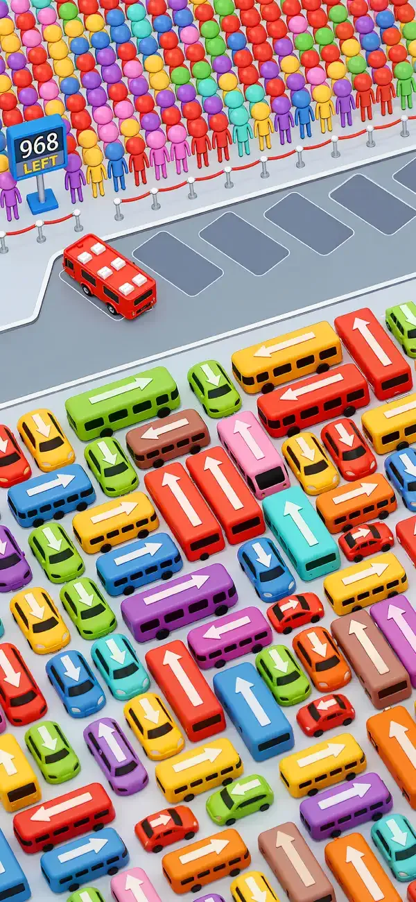 Car Jam 3D: Bus Parking Games screenshot 1