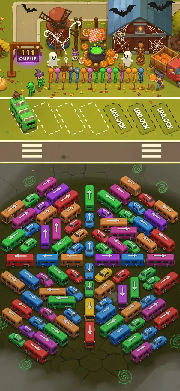 Car Jam 3D: Bus Parking Games screenshot 2