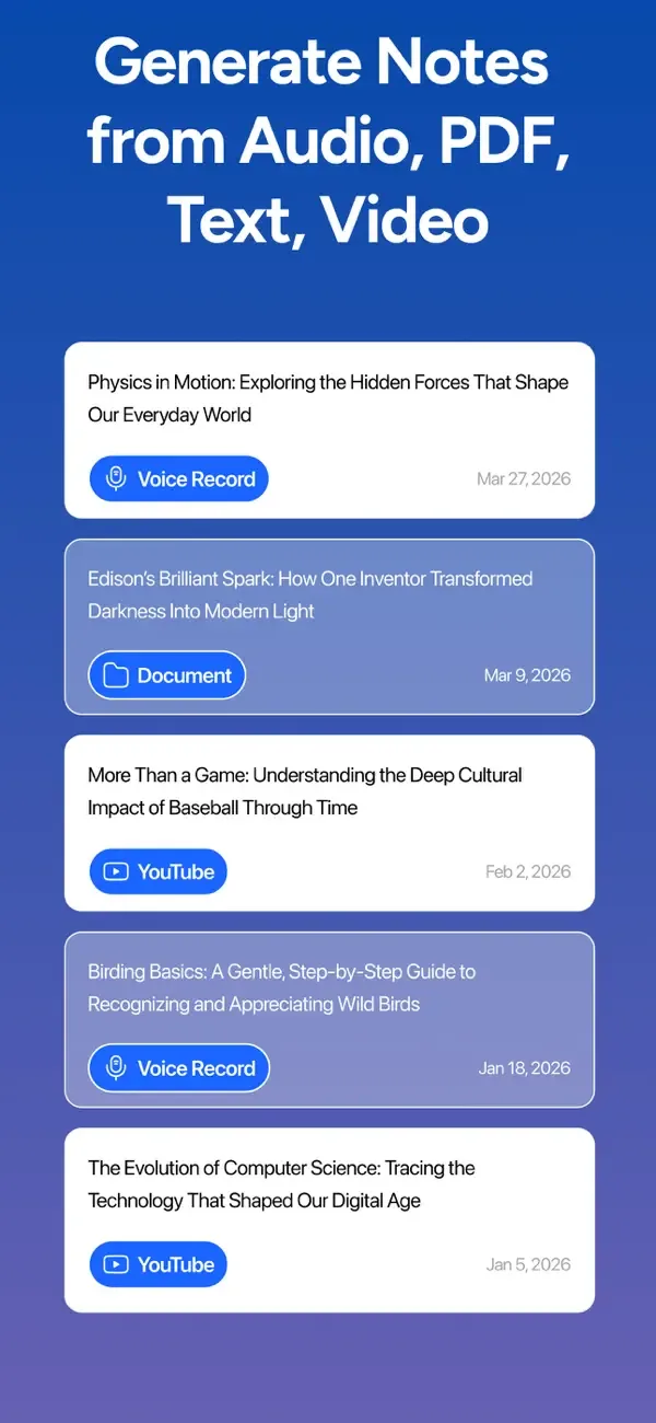 AI Note Taker - NotebookAI screenshot 2