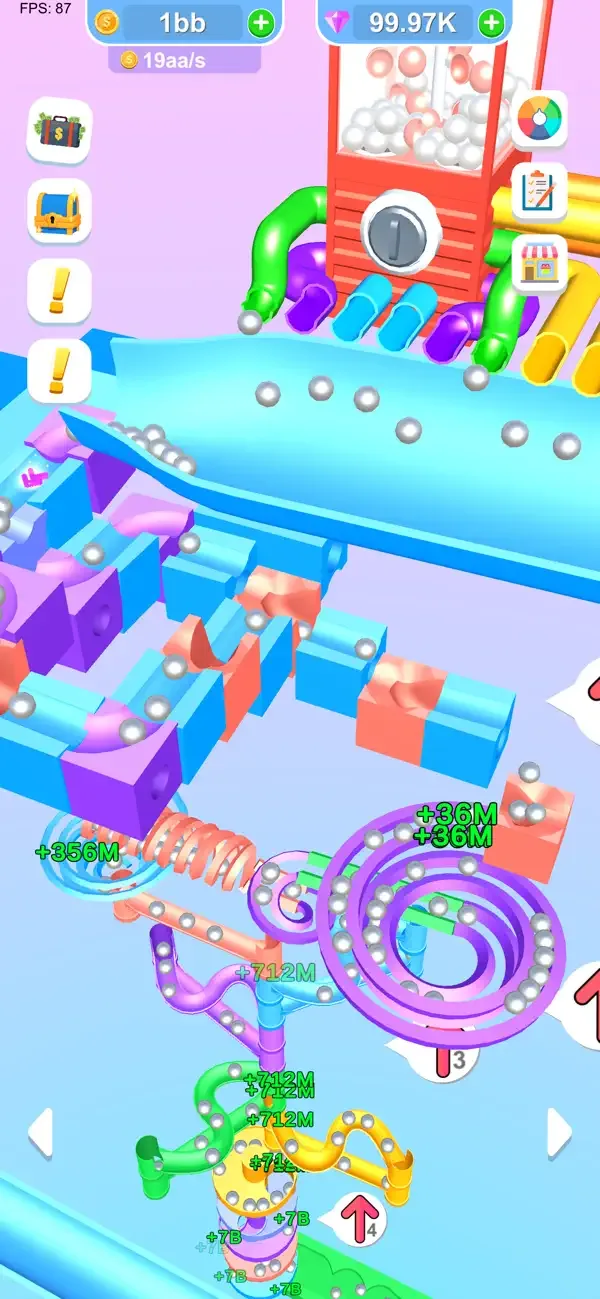 Ball Drop Dash 3D screenshot 1