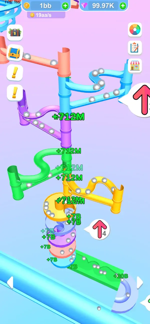 Ball Drop Dash 3D screenshot 2