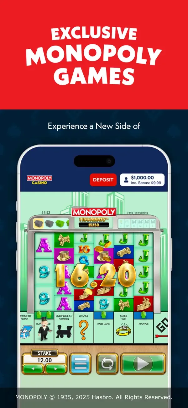 MONOPOLY Casino: Real Money screenshot 2