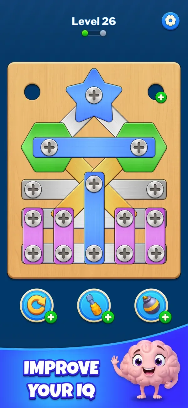 Screw Sort: Nuts Bolts Puzzle screenshot 2