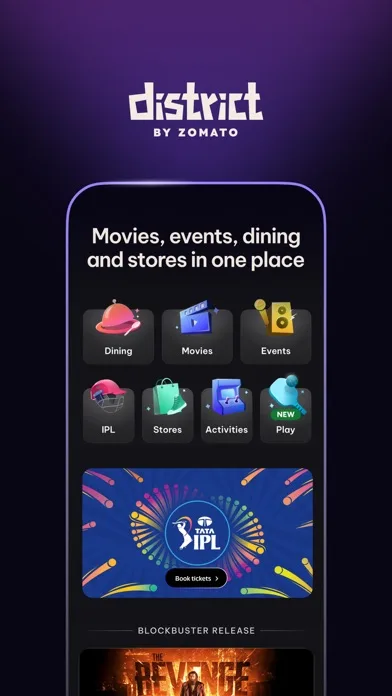 District: Movies Events Dining screenshot 1