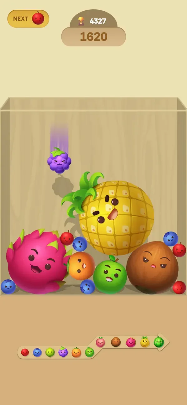 Merge Fruit 3D: Sweet Merge screenshot 1