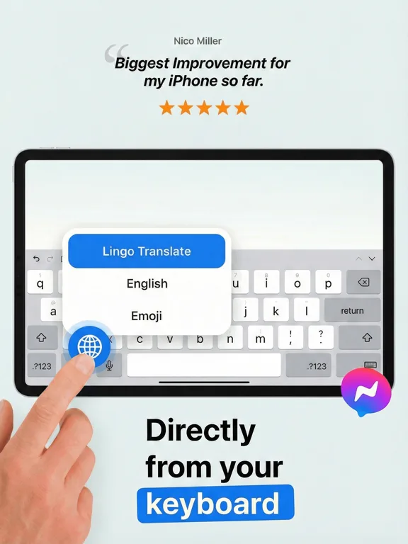 Translator Keyboard : Lingo screenshot 3