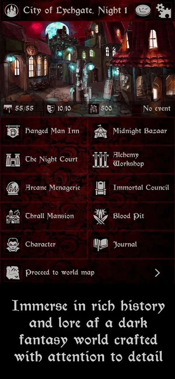 Grim Omens - Old School RPG screenshot 3
