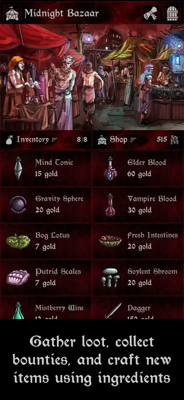 Grim Omens - Old School RPG screenshot 5