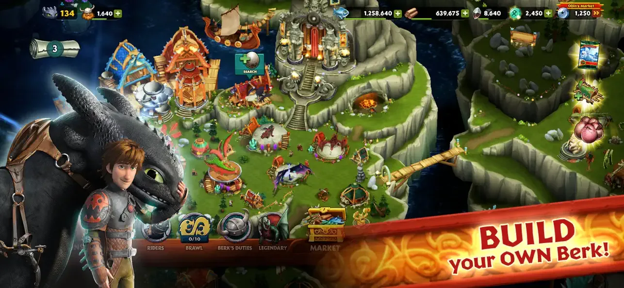Dragons: Rise of Berk screenshot 1