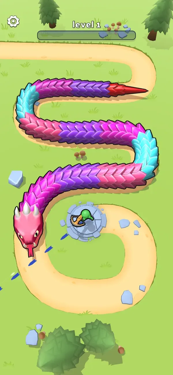 Snake Shooter: Tower Battle screenshot 1
