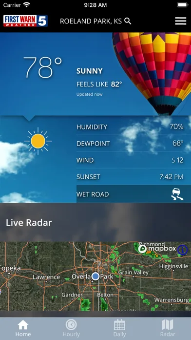 KCTV5 First Warn 5 Weather screenshot 1