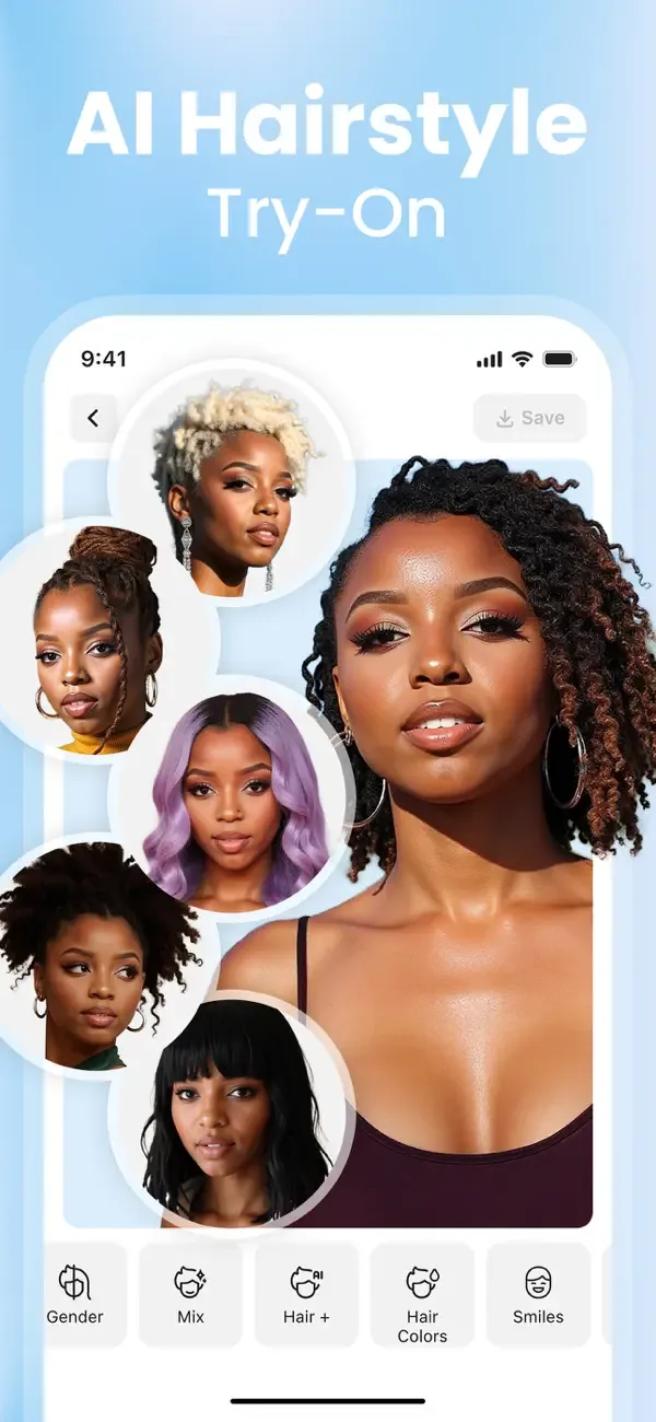 Hair AI: Hairstyle Filter, Cut screenshot 2