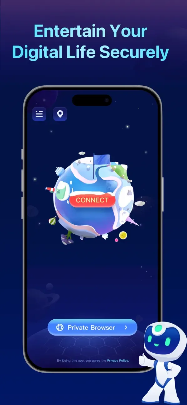 Global VPN Secure Browser screenshot 2