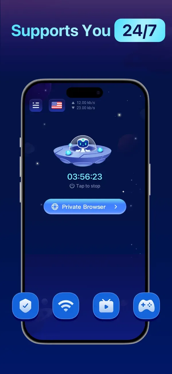 Global VPN Secure Browser screenshot 3