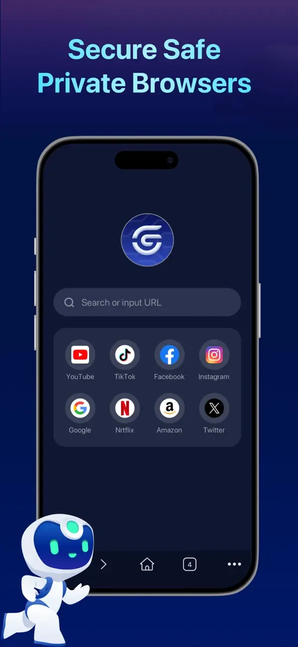 Global VPN Secure Browser screenshot 5