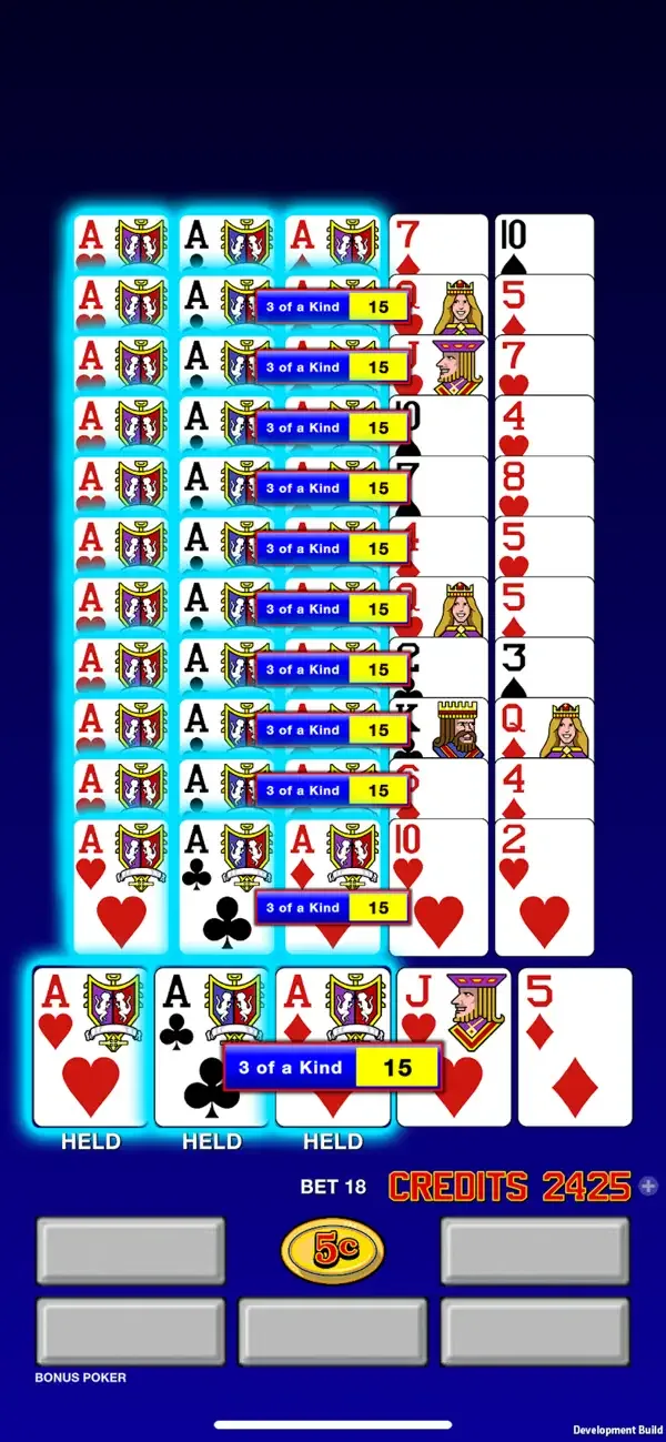 High Roller Video Poker screenshot 3