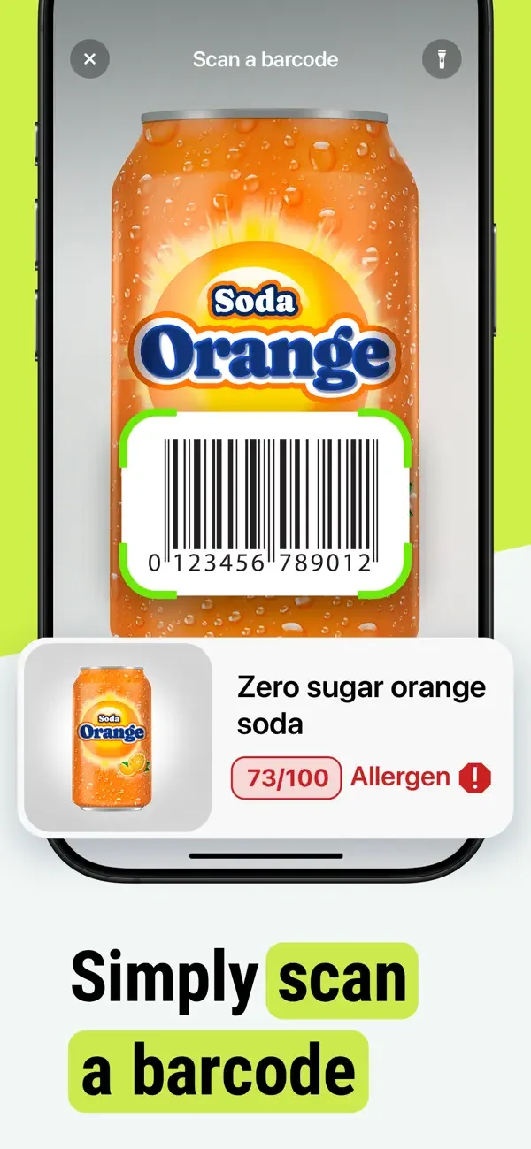 Healthy Food Scanner - OnFork screenshot 3