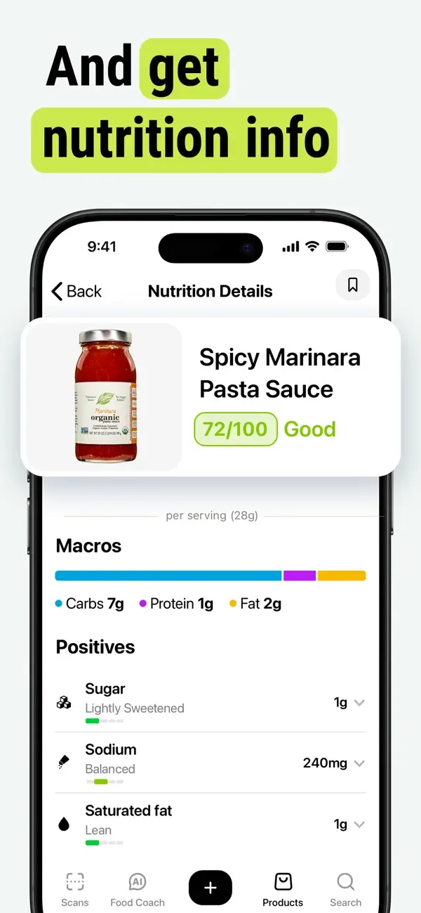Healthy Food Scanner - OnFork screenshot 4