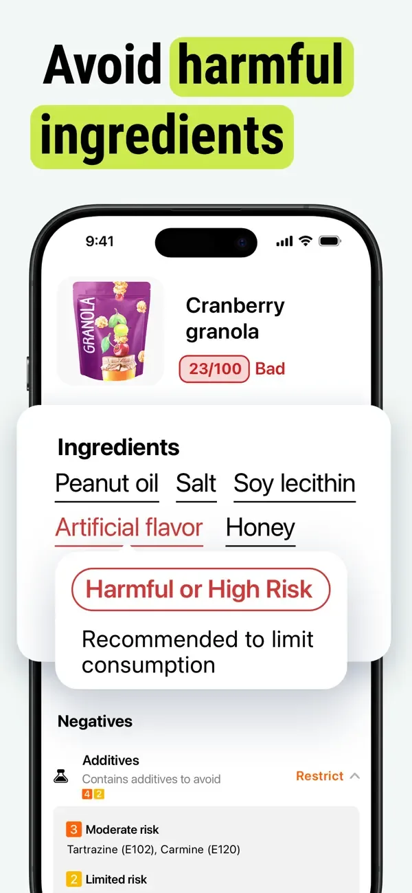 Healthy Food Scanner - OnFork screenshot 5