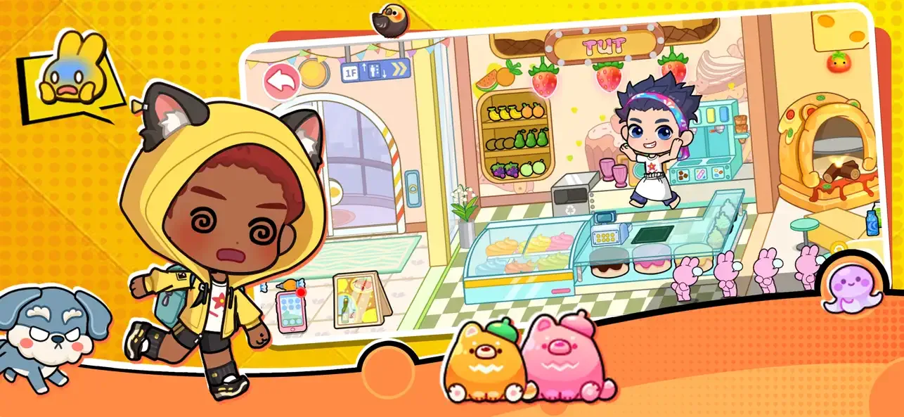 Tut World：Home Town Builder screenshot 1