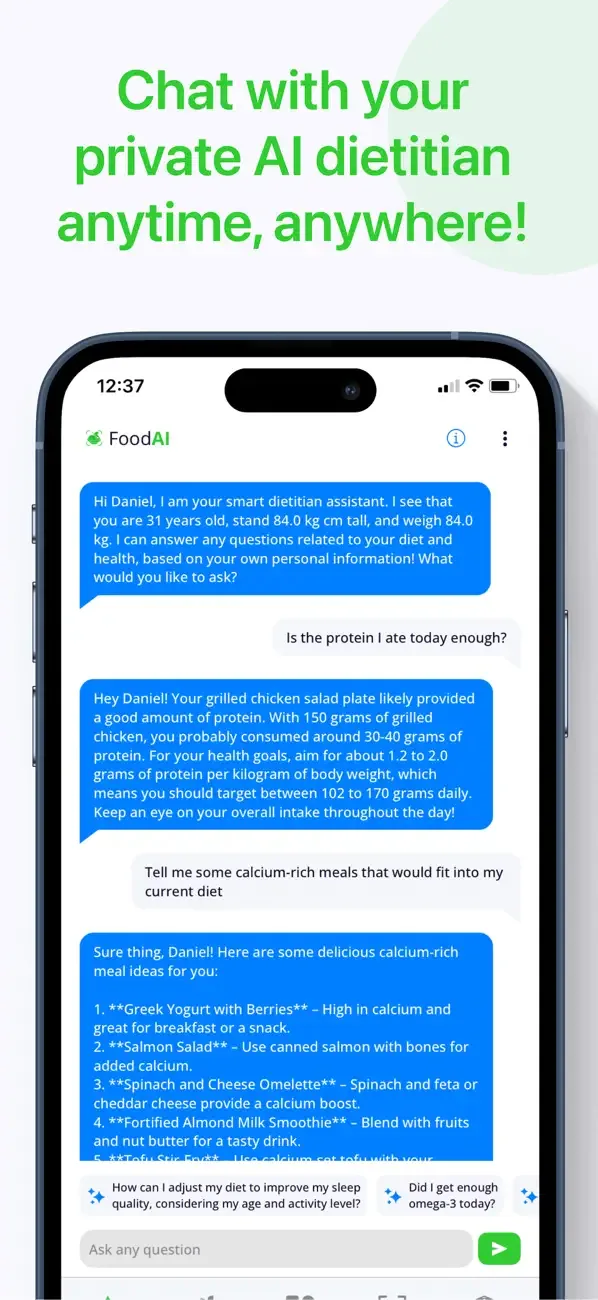 Calorie Tracker・Diet: Food AI screenshot 4