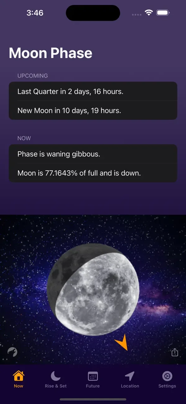Moon Phase Calendar Plus screenshot 1