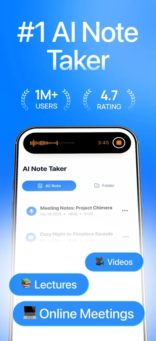 Mino: AI Voice Notes Agent screenshot 1