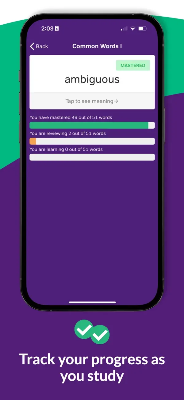 GRE Vocabulary Flashcards screenshot 4