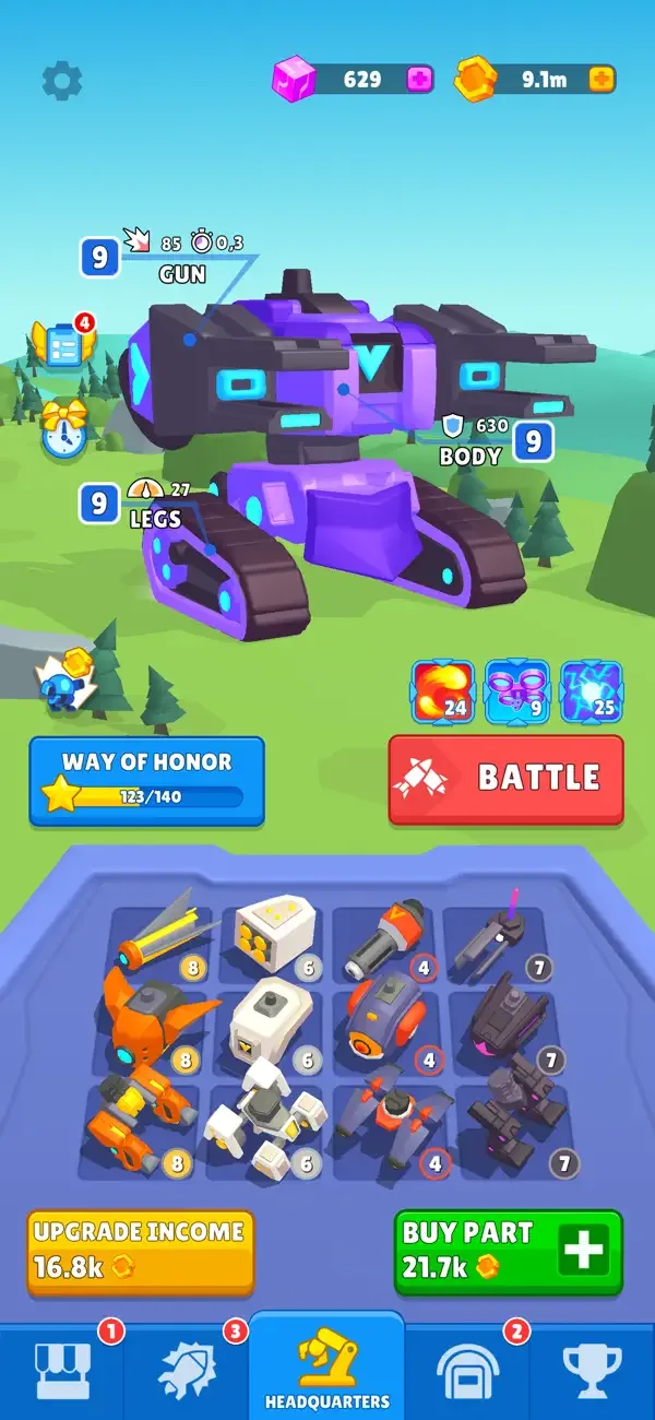 Armored Robots: Mech Battle screenshot 3