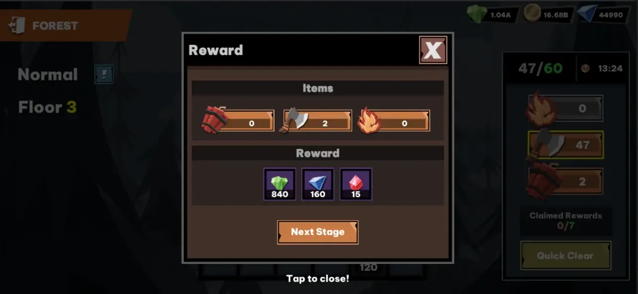 Stickman vs Monster: Idle RPG screenshot 1