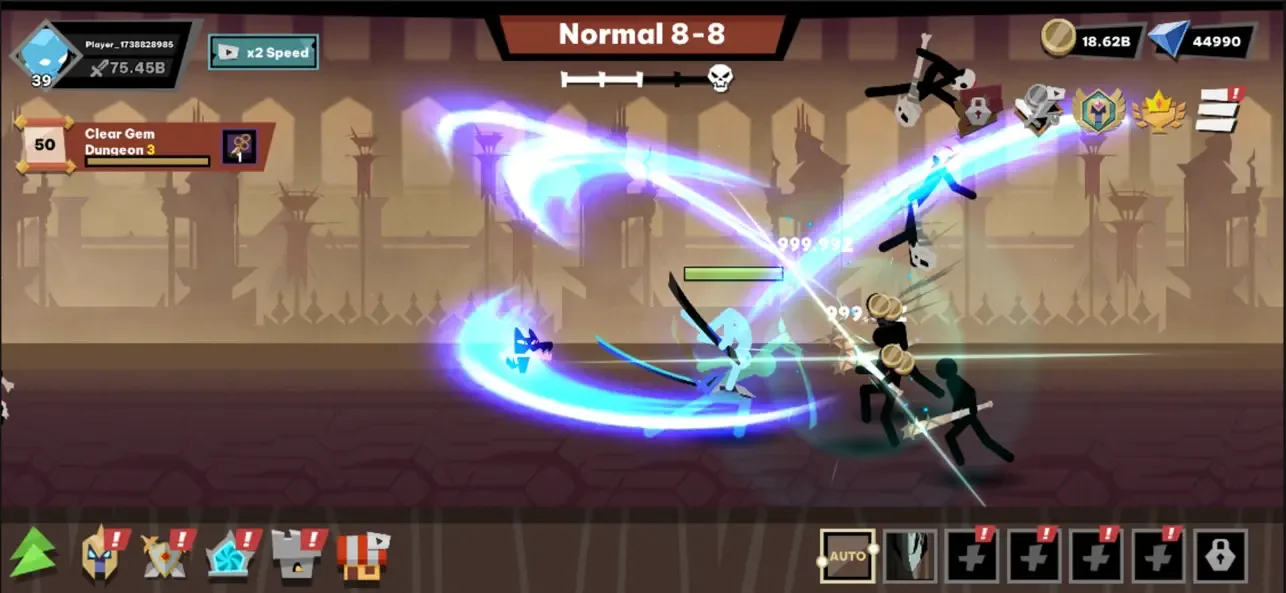 Stickman vs Monster: Idle RPG screenshot 3