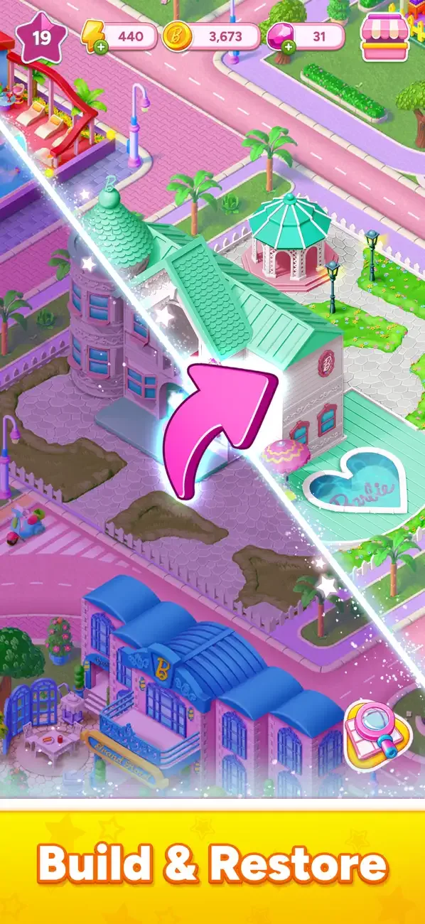 Barbie™ Merge Mystery screenshot 3