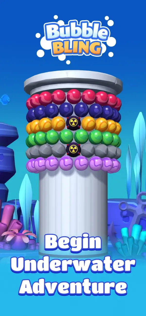 Bubble Bling: Pop Puzzle Game screenshot 1