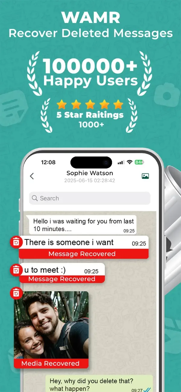 WAMR Recover Deleted Messages screenshot 1