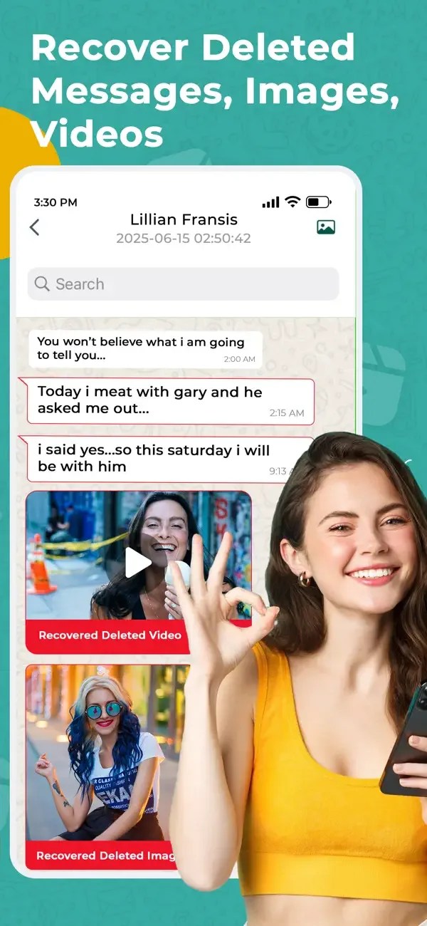 WAMR Recover Deleted Messages screenshot 4