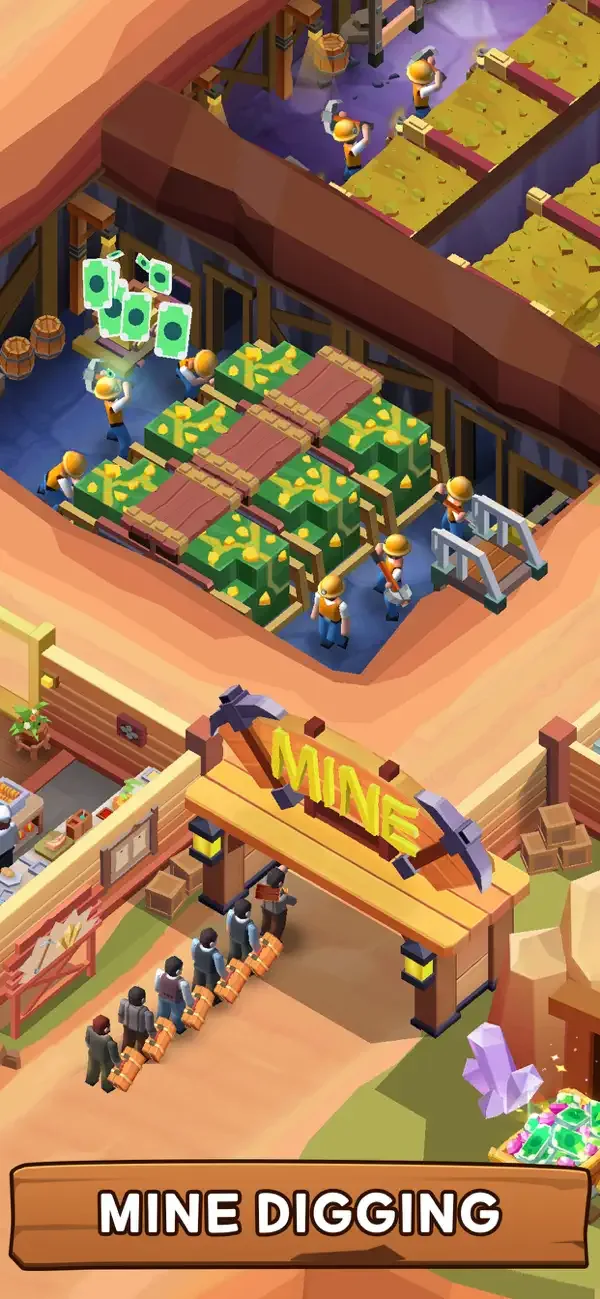 Idle Mining Factory Tycoon screenshot 1
