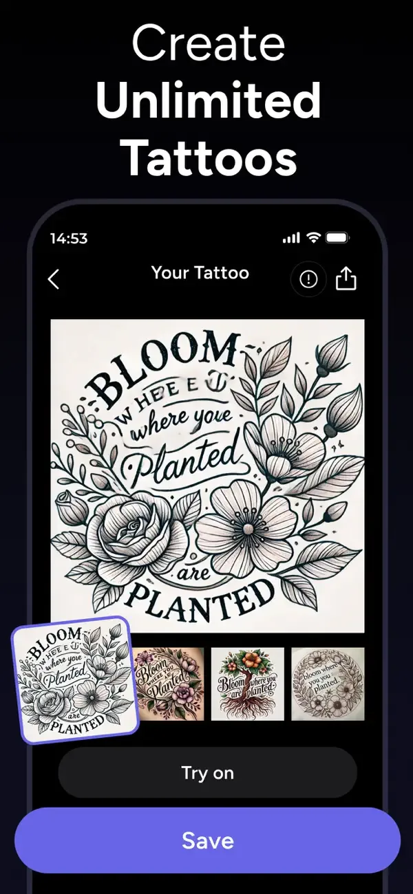 AI Tattoo Generator - InkLab screenshot 4