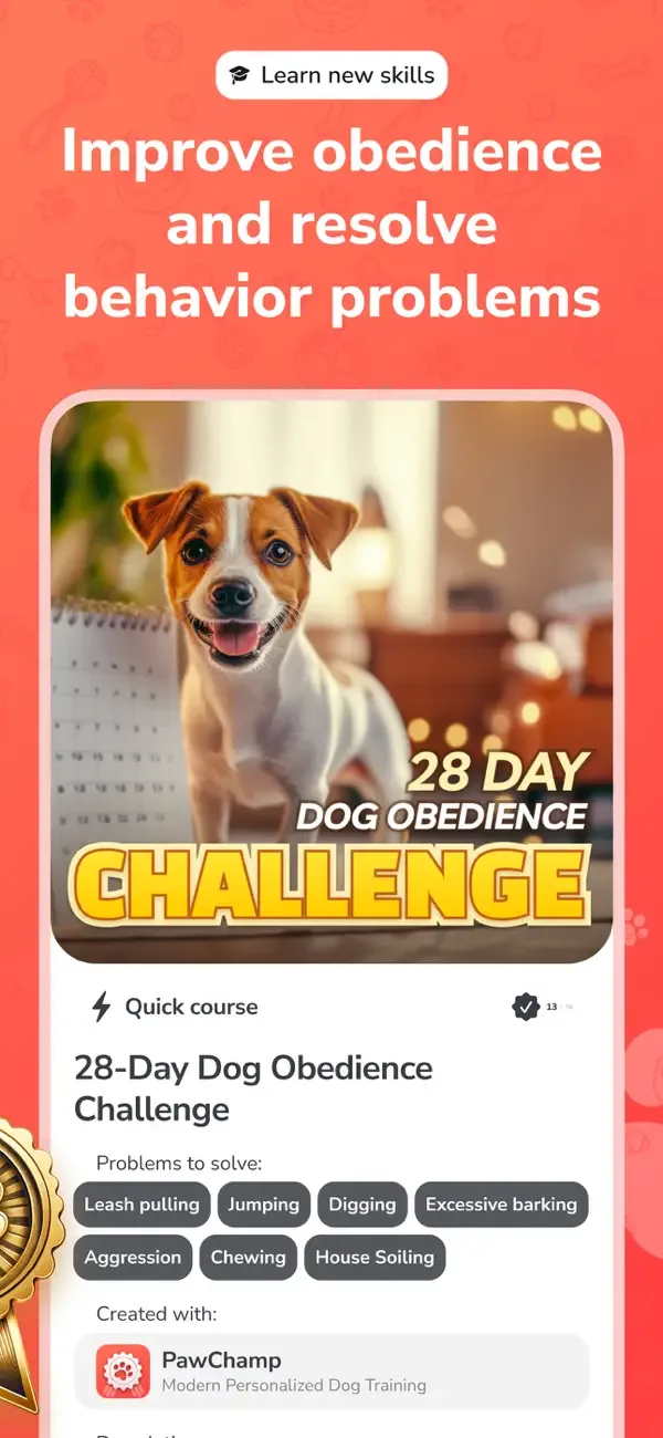 PawChamp - Dog Training & Care screenshot 2