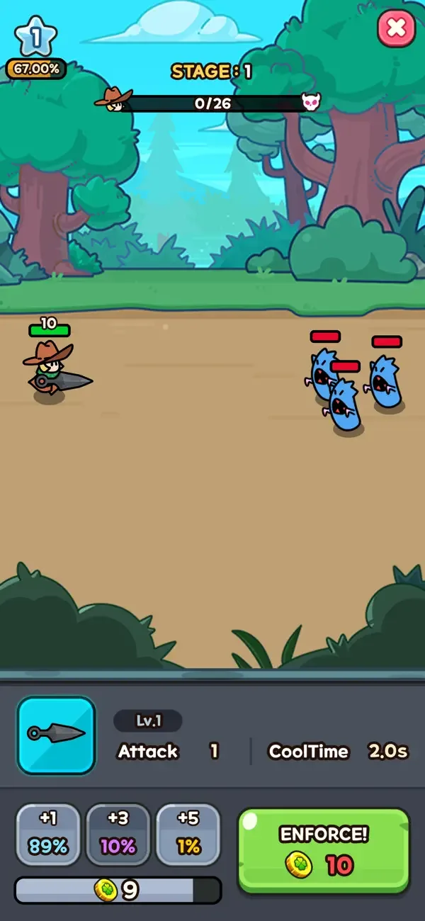 Lucky Guy! Defense Game screenshot 1