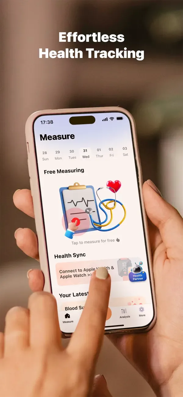 Health Partner: Pulse & Sugar screenshot 1