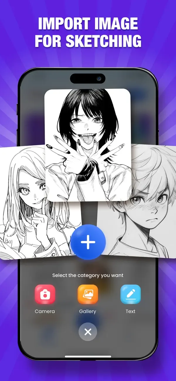 Draw Anime: Paint & Sketch App screenshot 3